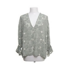 Zara, Top, Größe: M, Grün/Beige, Polyester/Viskose, Damen #qSP