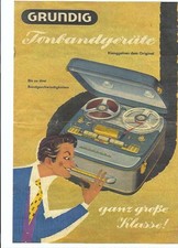 Grundig Tonband Prospekt /