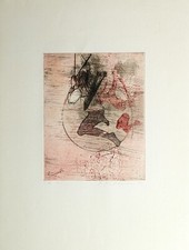 Leiv Warren Donnan, Abstrakte Komposition, Radierung, signiert, num., 1973