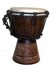 Trommel aus Teak-Holz mit