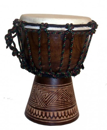 Trommel aus teak - trommel, mit