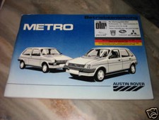 Austin Mini Metro Owners
