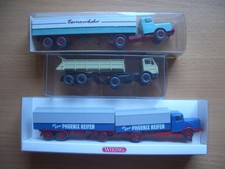 3x Wiking LKW, "Büssing