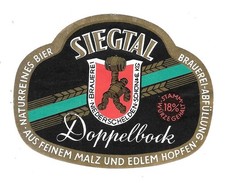 altes Bieretikett