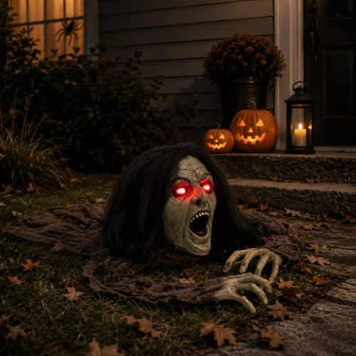 Halloween zombie animatronic - halloween,