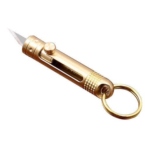 Mini cuttermesser messing edc - messing,