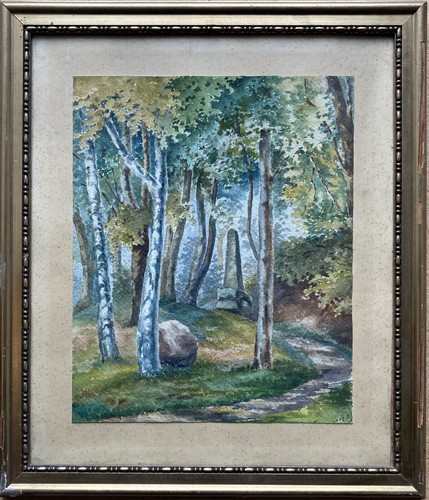Aquarell antiker bilderrahmen - aquarell,