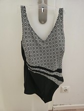 Prothesen Badeanzug Anita Gr. 44 Schwarz Weiß (gemustert)