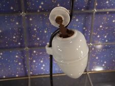 antik Hänge Lampen Ersatzteil Porzellan Ei Gewicht Flaschen Zug Umlenk rolle alt