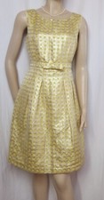 Cocktailkleid 34 gelb gold