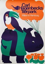 Vintage ZOO Plakat Carl