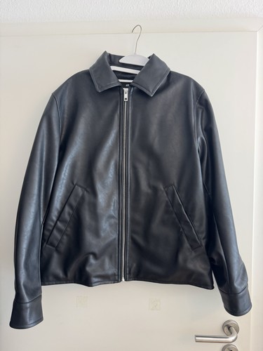 Lederjacke schwarz - h&m,