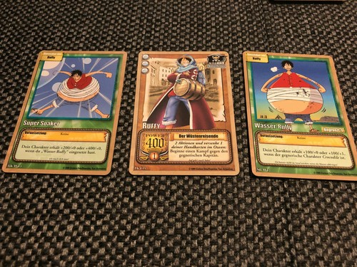 One piece strohhutbande - one, karten