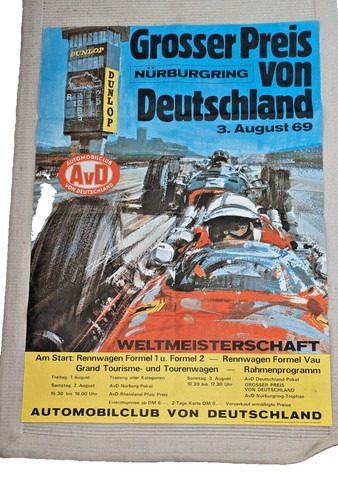 Nürburgring plakat turner - plakat,