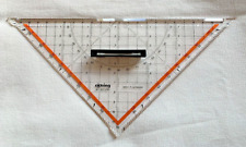 rOtring Profi Zeichendreieck - 16cm Winkel Lineal Geometrie Schule Büro WIE NEU