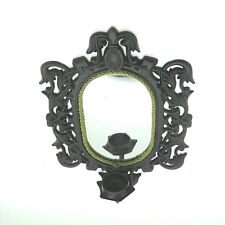 Großer Wandkerzenleuchter mit Spiegel Kerzenleuchter im Stil der Gründerzeit