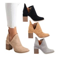 Damen Schlicht Stiefeletten