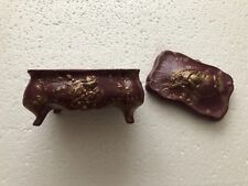 Schmuckschatulle Bonboniere Deckeldose Porzellandose? Vintage, Goldverzierung