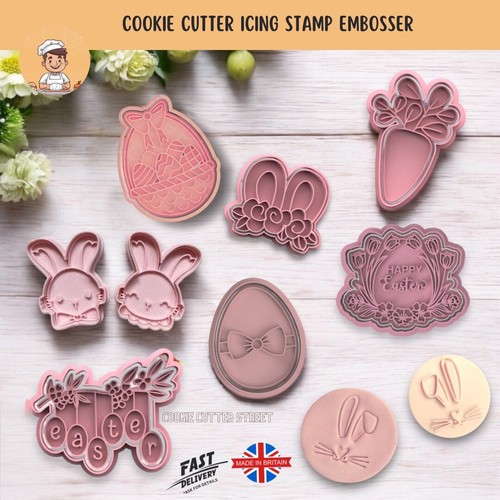 8er set ostern blumen hase - 8er,