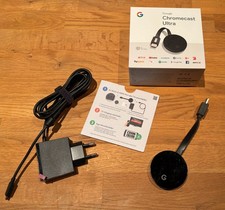 Google Chromecast Ultra UHD 4K HDR10 - Media Streamer, LAN, WLAN, BT, HDMI, OVP