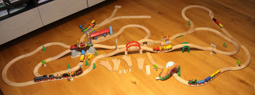 Xxl brio holzeisenbahn - brio, mit