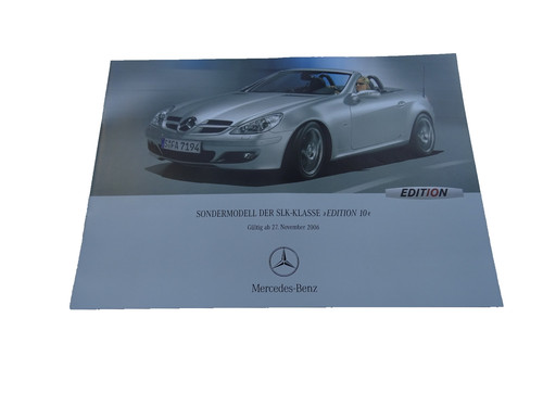 Org mercedes benz - benz, prospekt