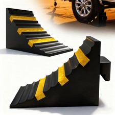 2 Stück Set Unterlegkeile Auto Anhänger PKW Bremskeile Hemmschuhe Wheel Chocks