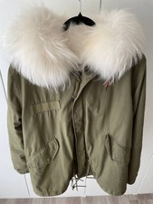 Parka Damen mit echtem Pelz gefüttert