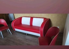 Sofa. American Dinersofa Colorado Rot