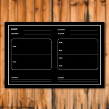 Stalltafel | Stallschild |