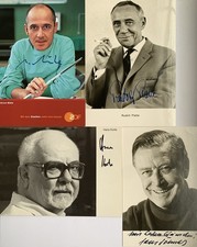 Schauspiel Retro * Konvolut * 4 Original Autogramme * handsigniert * 
