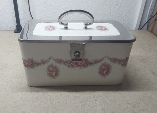 Jugendstil deckeldose weiss - deckeldose,
