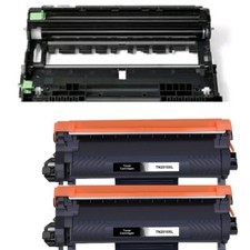 2 XL Toner + Trommel kompatible zu Brother TN2510XL DR2510 MFC-L2860DW L2827DW