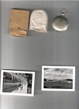 EIN FRANZÖSISCHER SEEMANN IN DEN USA 1945 KOMPASS SILBERMÜNZE 1917 UND BROSCHÜRE CPA ECT