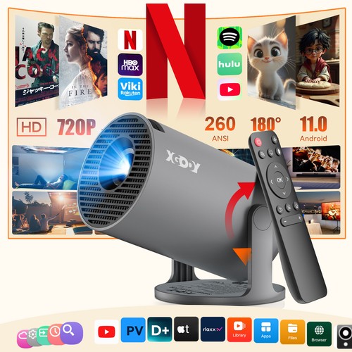 Xgody beamer projektor uhd - projektor, 4k