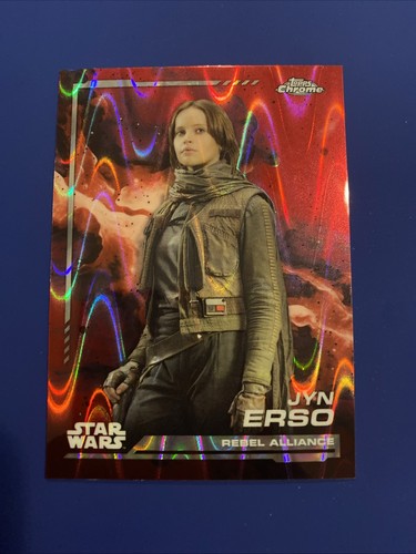 Star wars karte topps chrome - wars,