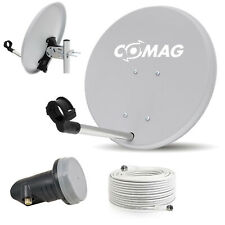 COMAG Digitale Sat Anlage Spiegel 40cm LNB Kabel Schüssel Camping Mobil Mini HD
