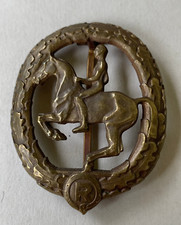 Deutsches Reiterabzeichen 3. Stufe in Bronze  (9868a)