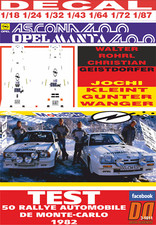 DECAL OPEL ASCONA 400 & MANTA