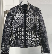 Airfield Jacke Übergangsjacke Steppjacke schwarz/weiß Größe 36