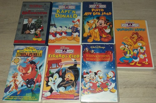 Walt disney zeichentrick vhs - walt,