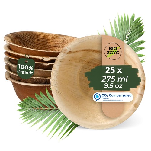 Palmblatt geschirr schale - palmblatt,