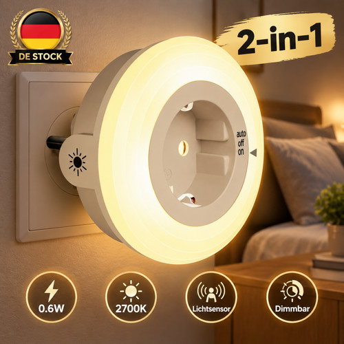 Steckdosenleuchte led - steckdosenleuchte,
