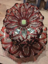 Set Rubinrot böhmisches