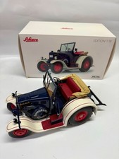 SCHUCO 1:18 *** LANZ Eilbulldog, dunkelblau / weiss *** Box, OVP, Karton