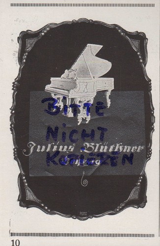 Leipzig werbung 1926 - leipzig,, julius