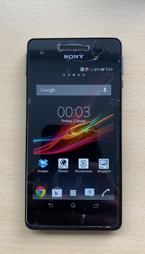 Sony xperia schwarz - lt25i,