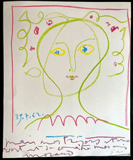 Pablo Picasso Lithographie COA