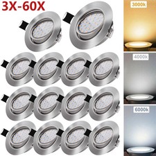 LED Spot Einbaustrahler Einbauleuchte Flach Einbauspots Deckenleuchte 230V IP44