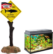 Aquarium deko hai warnschild - aquarium, hai-warnschild
